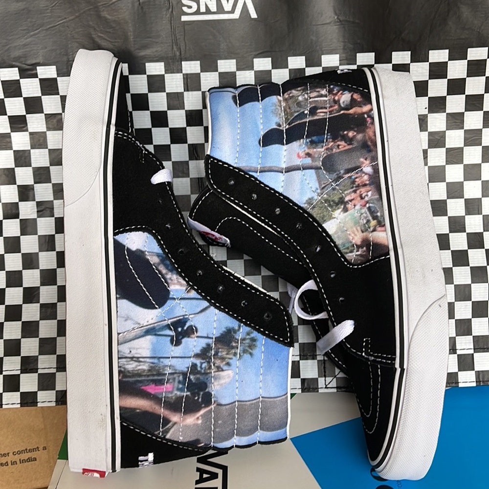 Vans Sk8-Hi Moca Frances Stark/Black Men’s sneakers - Picture 14 of 16